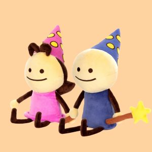 Alternative view of doodle duo plush
